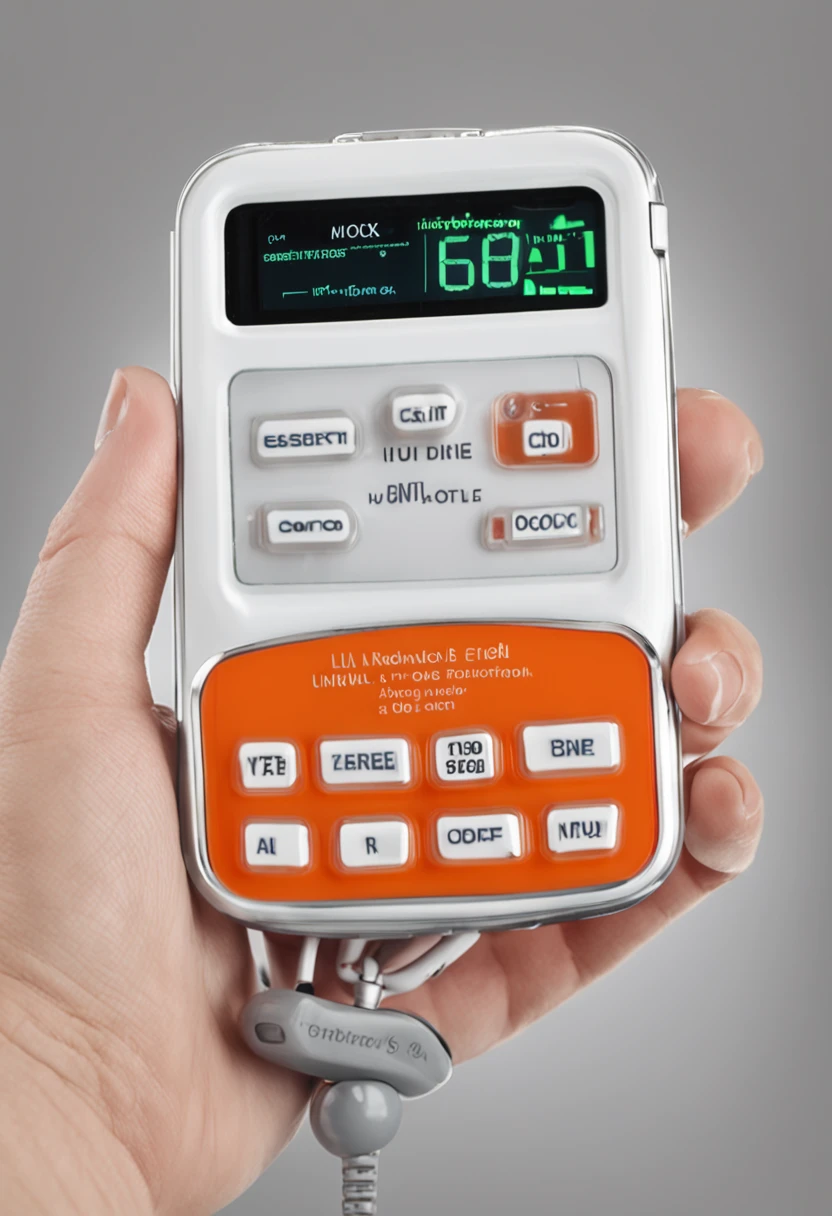 white backgrounid,Blood glucose meter, mano,, Medical photography,product introduction photos, full - length view,Medical equipment, High-res, high - res, closeup of hands, Handheld, close up photograph, A high resolution