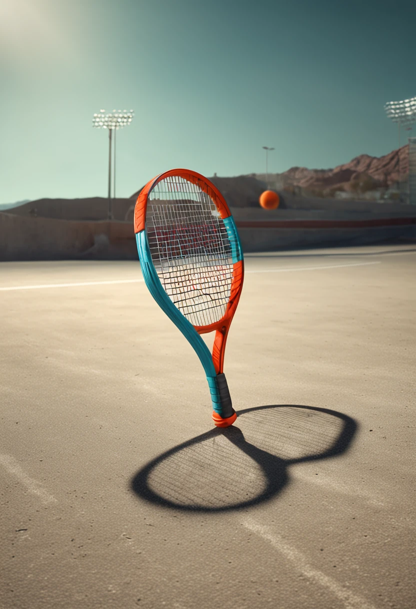 Make a work of art with tennis rackets