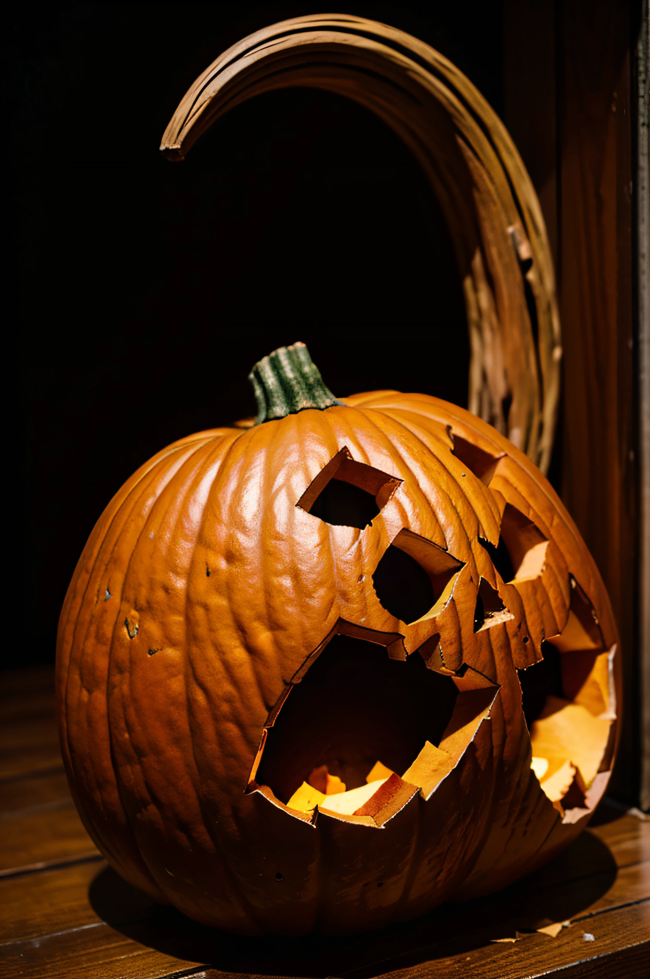 detailed Halloween pumpkin