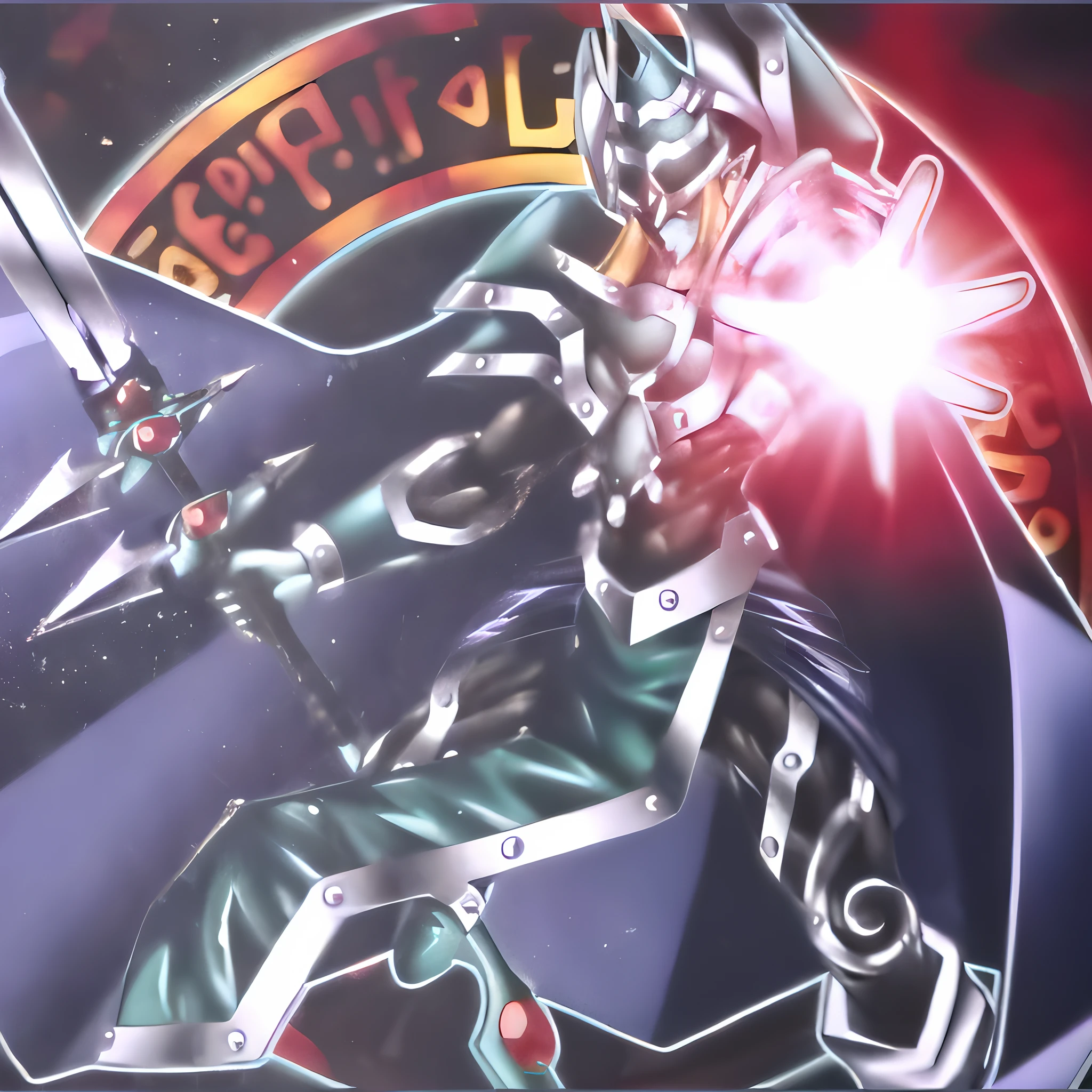 Imagen estilo anime de un hombre con una espada y un escudo, Ilustraciones de Yugioh, Estilo Yugioh, Yugioh, Tarjeta Yugioh, Estilo de arte Yugioh, Saint Seiya, Arte completo, Slifer the dragon of the sky, Armadura reflejada en el color del hielo de la astilla, Dario Puia, con elegante armadura plateada, cubierto con una armadura plateada completa