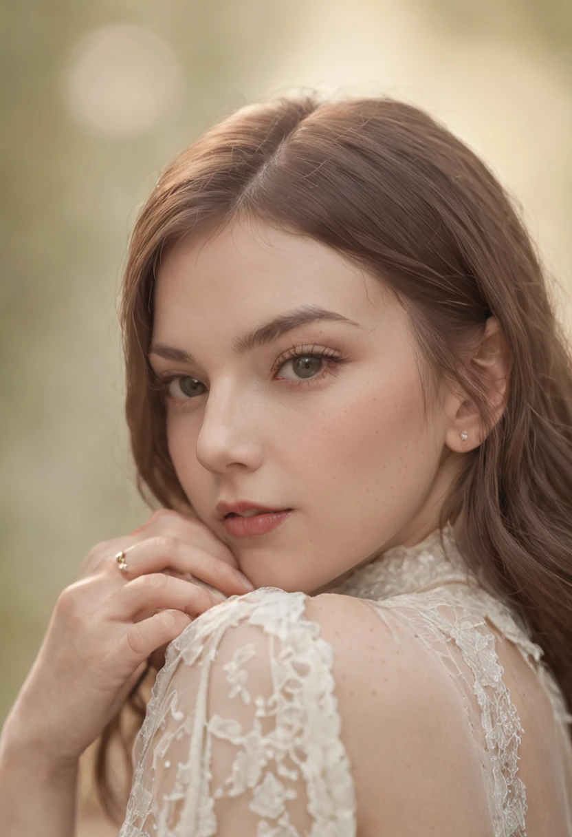 A naked girl in a lush garden, beautiful detailed eyes, beautiful detailed lips, extremely detailed eyes and face, long eyelashes, photorealistic, 8k, high quality, intricate details, natural lighting, warm color tones, romantic, dreamlike, ethereal