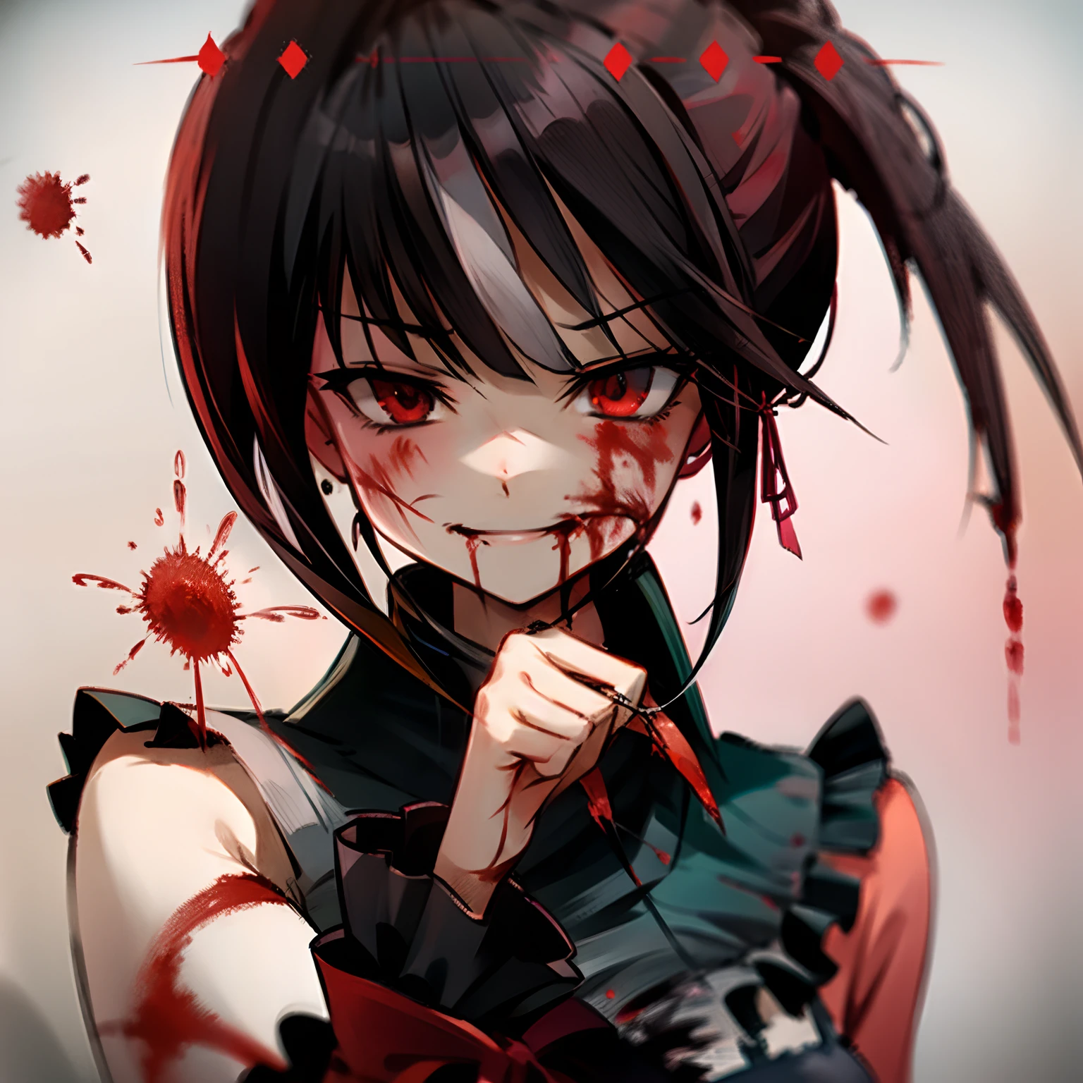 "Blood-soaked elegance and wicked grins"