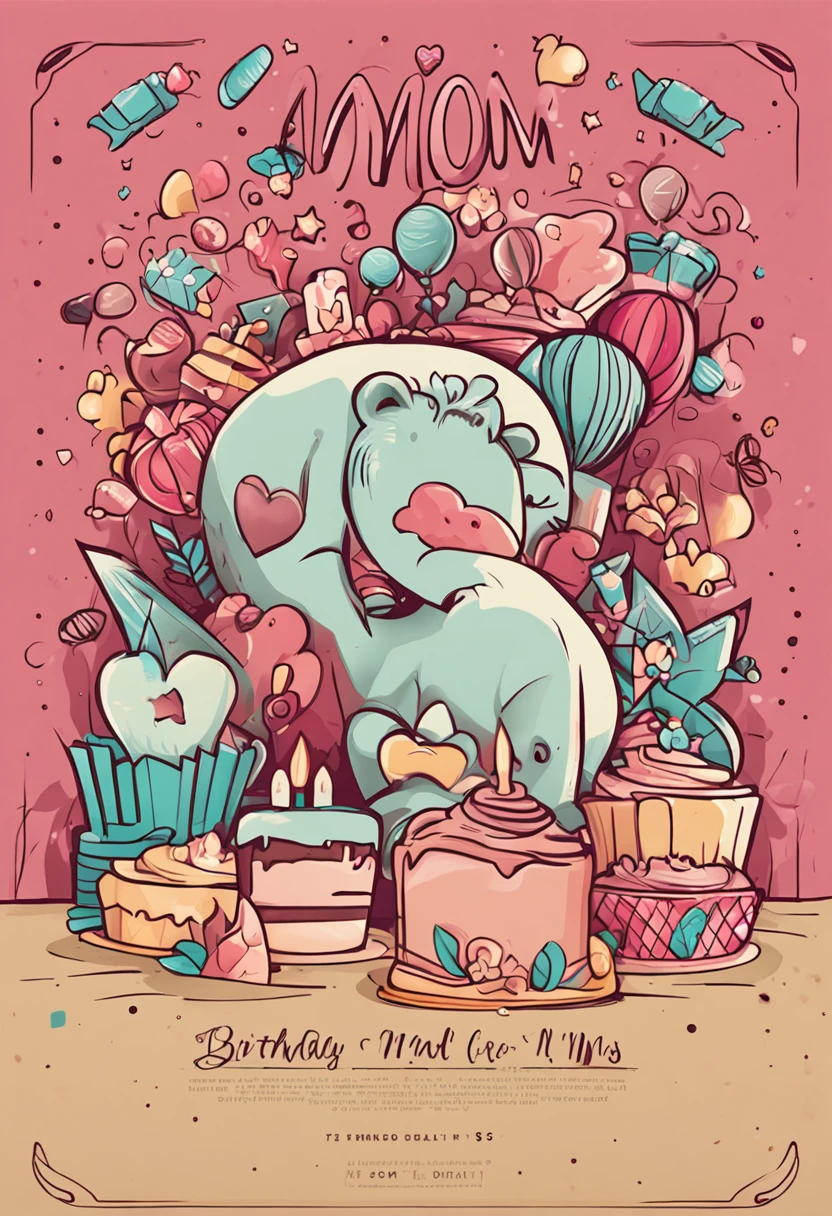 Mom Birthday Gift For Mum From Kids Digital Print