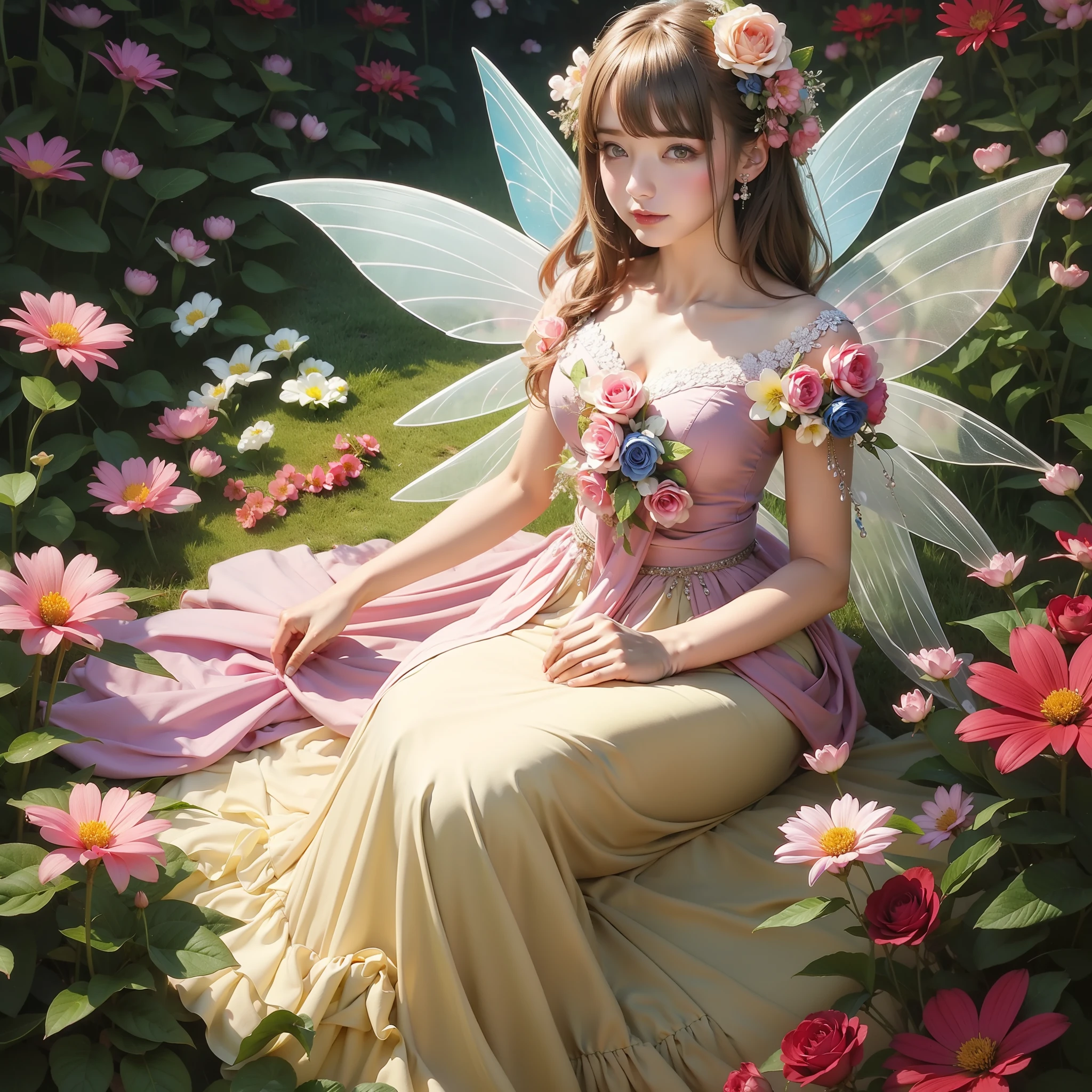 flower fairy, masterpiece, super detail, best quality