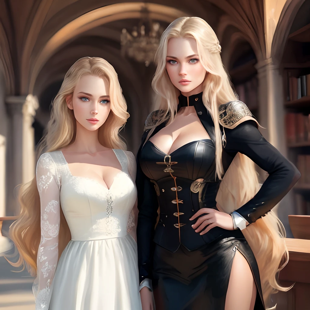 Beautuful Women,Bigchest,blond hairbl,eBlue eyes,seminude,Europe,long whitr hair