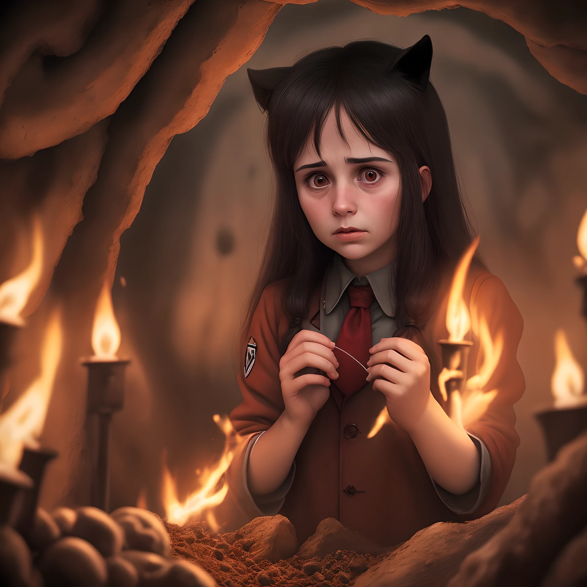 Jew in concentration camp in hell