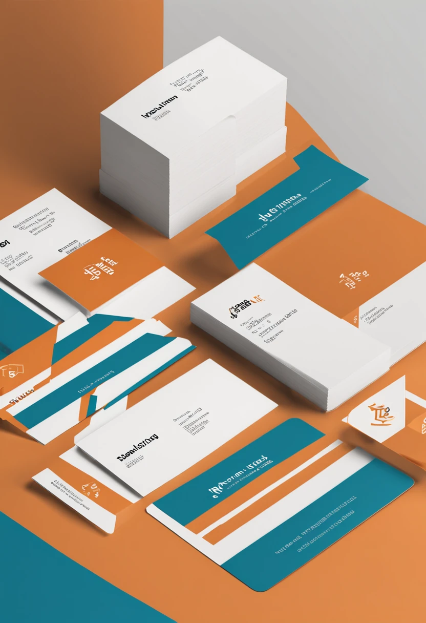 Business card, logo, letters a k, bauhaus style, realistic, detailed, 8k, mockup, gold, dourado, business card