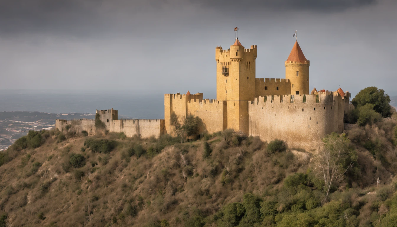 castelo dourado medieval