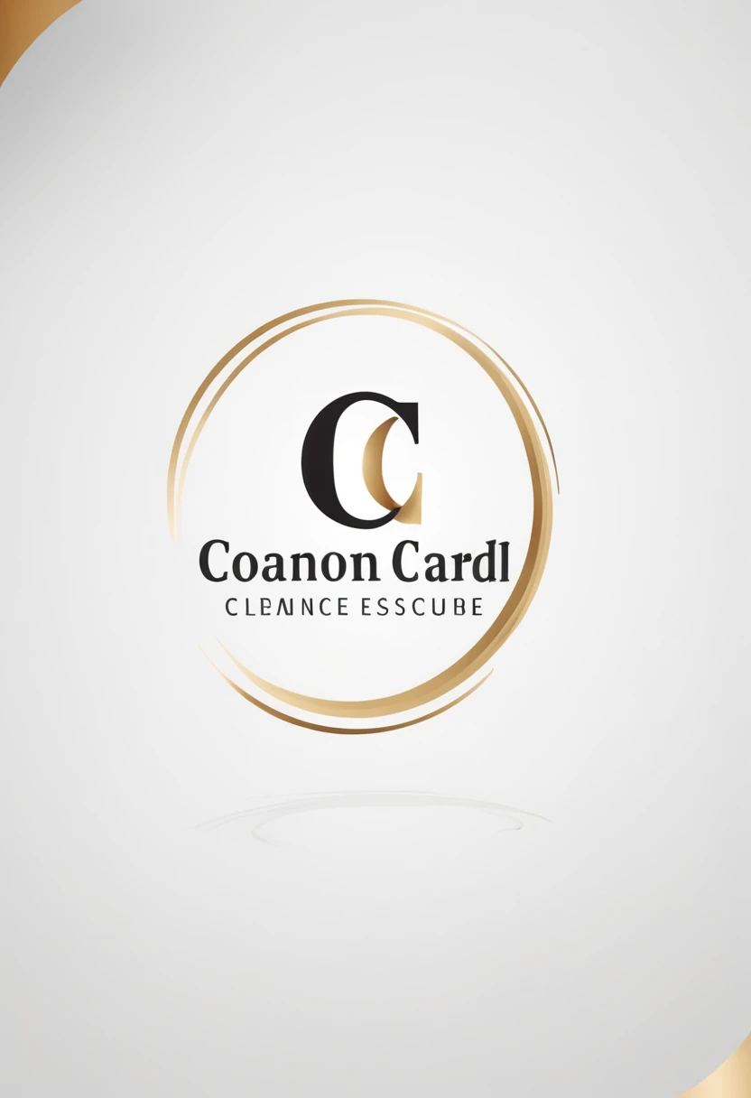 Design a modern and professional logo for a company called 'Business Card': the logo should feature the company name in a clean and elegant font, with a visually appealing layout that is easy to read and memorable. o esquema de cores deve ser brilhante e atraente, com esquema de cores com tons Dourados e pretos. The logo should be versatile and scalable, adequado para uso em uma variedade de materiais de marketing, including business cards. o projeto final deve ser entregue em formato vetorial, Com um fundo transparente, com cores douradas, detalhes ouro