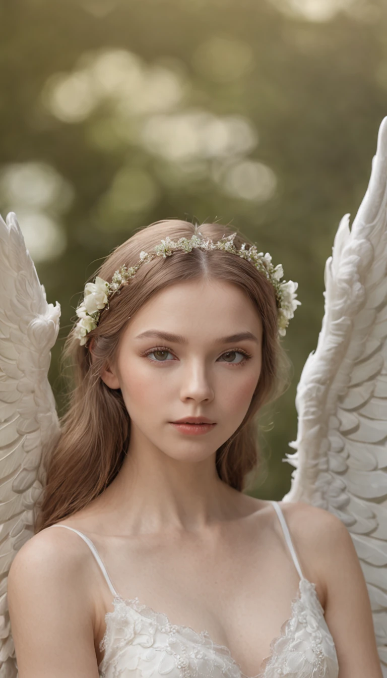 Lifelike images of angels with wings, mtu