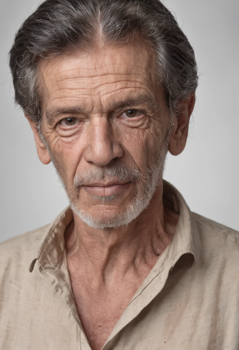 Crie para mim uma imagem de um homem ingles que possa ser chamado de ingles voador, lembrando vagamente um pirata, with a wise face;, but intrepit, demonstrando serenidade, com cabelos pretos, e o rosto forte e com idade de 45 anos
