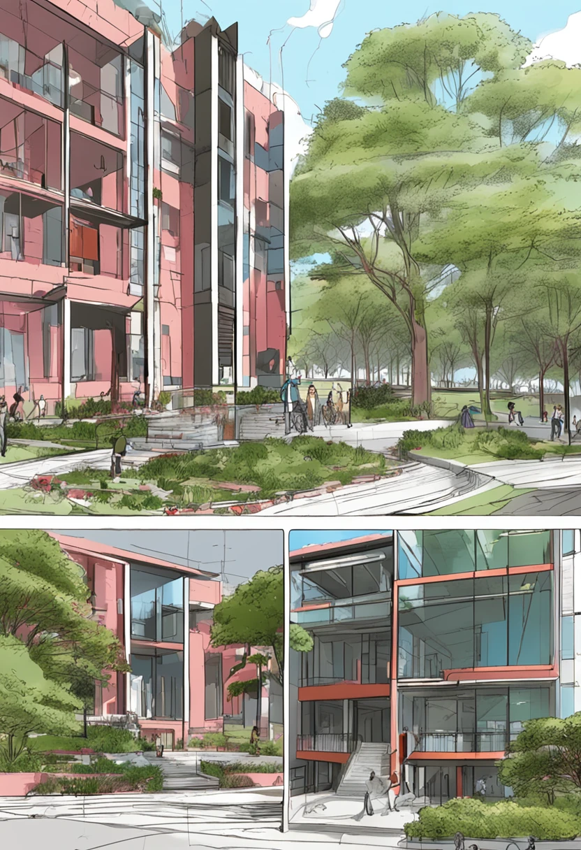 When conceiving a campus painting with the campus as the theme,The following is one possible way to frame the image:
1. Main perspective selection: Choose the primary viewing angle from an appropriate angle,You can pick a representative campus building or attraction as the focal point。For example, the main building、libraryai、playground, etc。
2. Campus environment: Depict the natural environment of the campus around themed buildings,It can be trees、lawns、Flower beds and other elements,It can add vitality and vitality to the campus。
3. Student activities: Add some of the students' daily activities to the picture,For example, students are sitting on the lawn、taking a walk、Play、Talk, etc。These elements reflect the lively atmosphere of the campus and the life of the students。
4. Detailed depiction: Add some characteristic elements to the detailed depiction of the campus,Such as iconic sculptures、Campus slogan、Bicycle parking, etc,These details provide a more accurate picture of the personality and character of the campus。
5. Use of color: Use the right colors to express the atmosphere of the campus,Bright shades can be chosen to highlight the youth and vitality of the campus,Or choose pastel tones to create calm and warmth。
Through the above composition,You can try to paint a vivid and schoolyard painting,It shows the beauty and vitality of the campus。