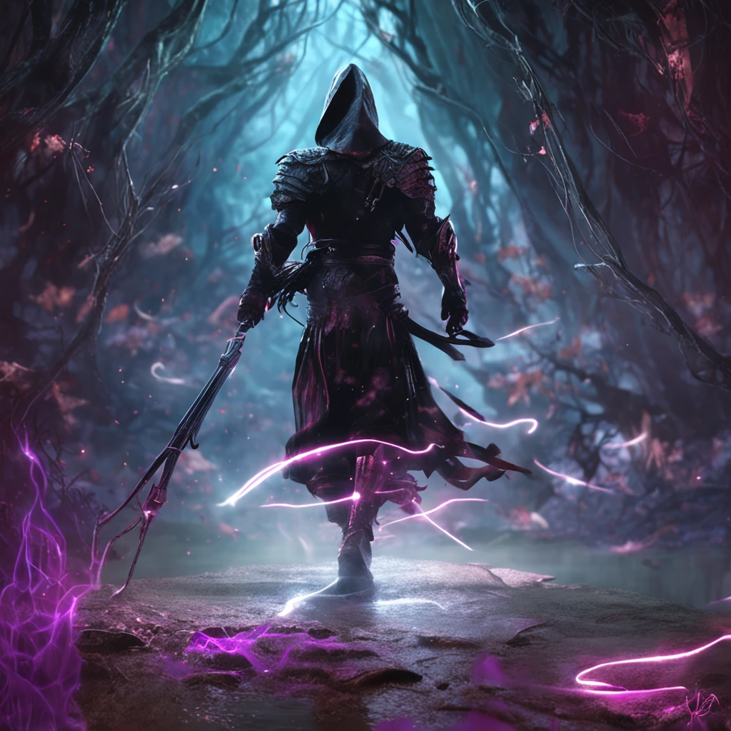 Best Quality, masutepiece, 超A high resolution, (photos realistic:1.4), surrealism, dream-like,fusionart, Shadow Dancer, Shadow Magic, Darkness Control, stealth, Shadow Step, Umbral spell, Concealed blade,