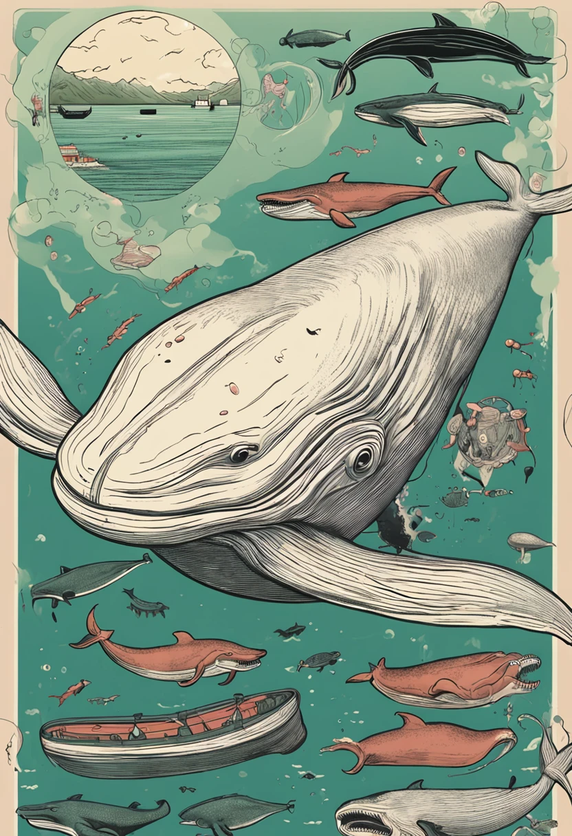 Whale mutation+(radiating:1.2)、Japan ships、Sewage pipes+(nuclear power plant:1.1)、Green sewage，Sleep floats dead fish rotten shrimp