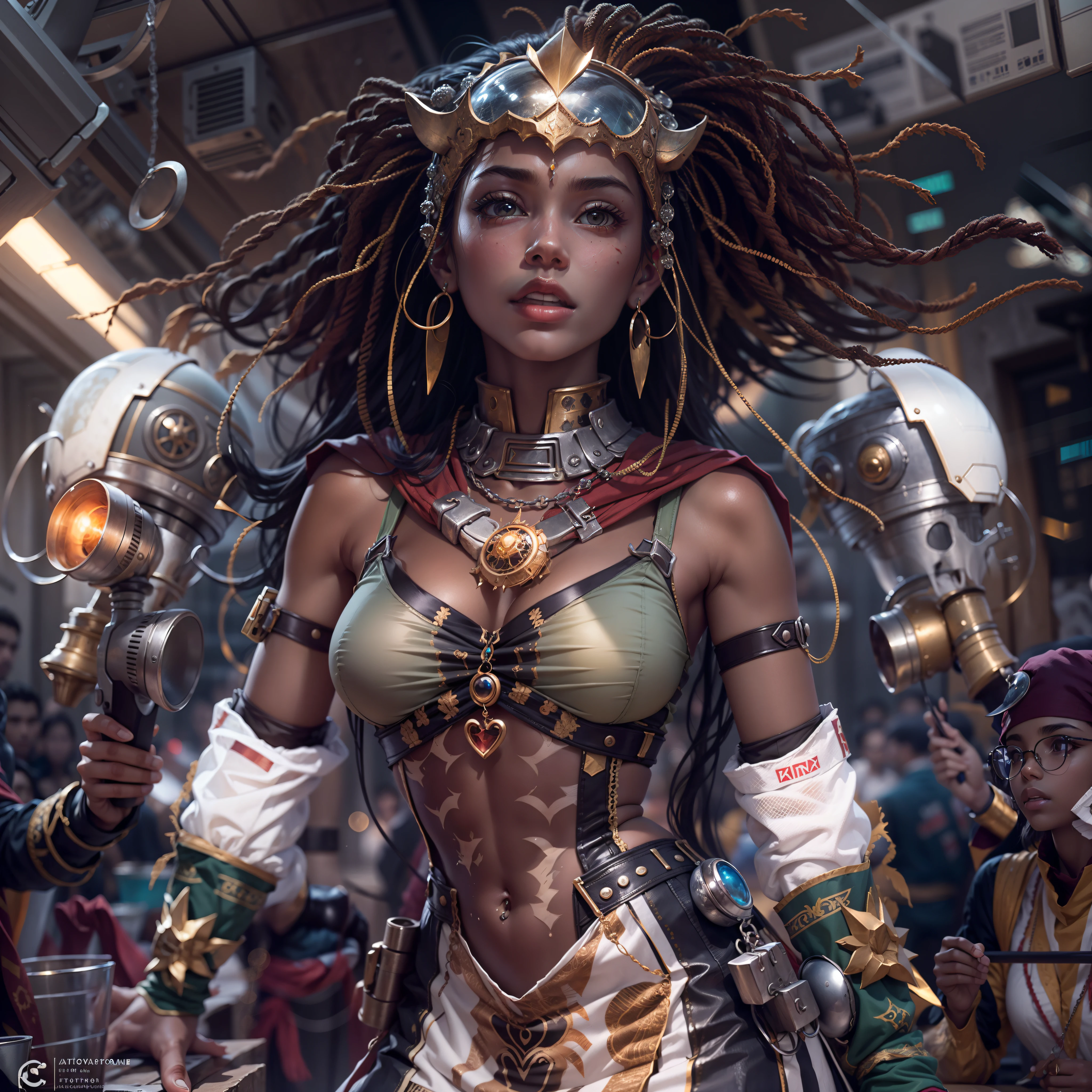 Galaxy female The Manned Maneuvering Unit (MMU) outfits astronaut suit girl propulsion jet-pack missile outdoor UNITED STATES Flag Goddess Conceptual contre-jours onyx Star Sun space Station Port War Will-o'-the-wisp "African" Deep Ship Pilots "Heavy metal" Devastating cyberpunk mature athlètes "Luis Royo" dazzling Admiral slow-motion marchants Marshall richly decorated Cosplay Royale native Queen "Zoë Saldana" women "Nichelle Nichols" cow-girl "Annika Hansen" sundrop ultra_Sharpness intricate ultra pro-photorealists optimal quality perfection details Accuracy reflexes ultra highRes max volumetric graduate netteté improved Octane_render number_rendues UHD XT3 32K DSLR HDR unrealengine5 saturate ombres analogique 3dcg corps symmetrical athlète clean skin tanned hairstyles epic face cheekbones effects embarrassed redderer indigos eyeliner beautiful eyes sapphires dark pupils black brown retina lazulis iris turquoises mouth open teeth obvious smiles fringes ecstatic floating jacket quirky fixed eccentric cape levitating shoulders-off shirt lace clavicles white papillotes embroidered breasts points satin corsait sundrop thick felther felt skirt matching spinels loose swinging navel waist revealing belts-Chastity heart padlock Gold decorated silver agate pubis scarlet pubis-hairy silks garters snaps thighs legs boots stainless steel gothic thick onyx magic rubis invoques incandescentes CGSCOSITY floraison invoke monster background équirectangulaire 360 Cristallines fregate hearth Micro Recorder flash (EOS R6 135mm 1/1250s f/2.8 ISO400) pistol-Phaser shoot phaser Mechanic Canon-ion Borg opale mannequins Seven-of-Nine dramatic straight dressed armor heavy chrome metallic flat sensor Luminescence rune lava bands antenna engravings Tourmaline glyph plasma fathoms brass copper fullbodye astronault chef-d' Michelangelo armoirie earth navy tattoo "Bruce Weber" nsfw varied multi etc.