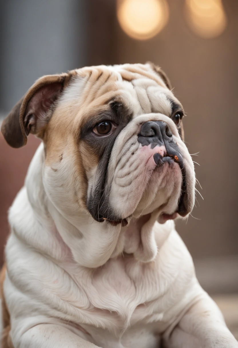 The paint The Last Supper with English Bulldogs instead of humans