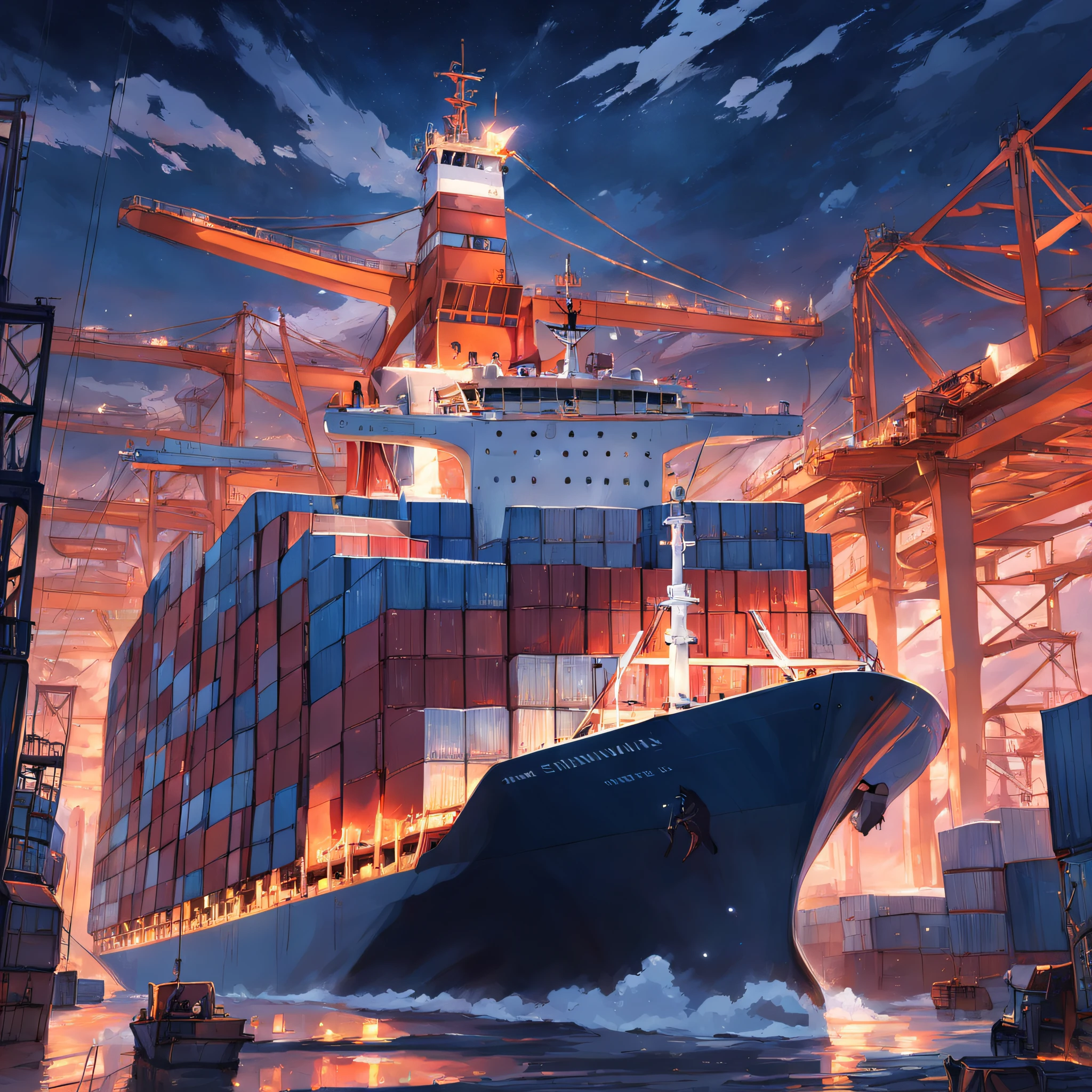 International Shipping Company Decor