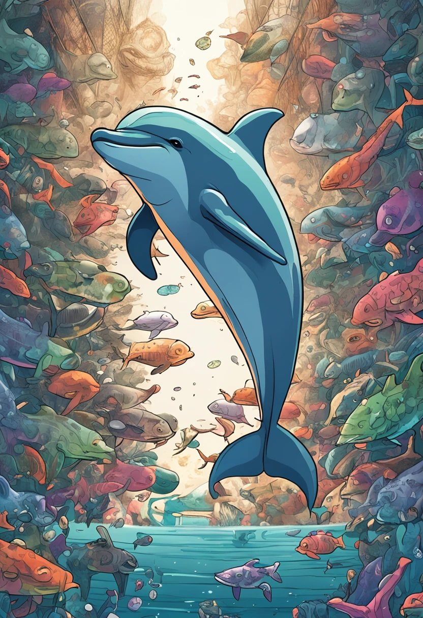 Dolphin mutation+(radiating:1.2)、Japan vessels、Sewage pipes+(nuclear power plant:1.1)、Green sewage,Sleeping floating dead fish rotten shrimp