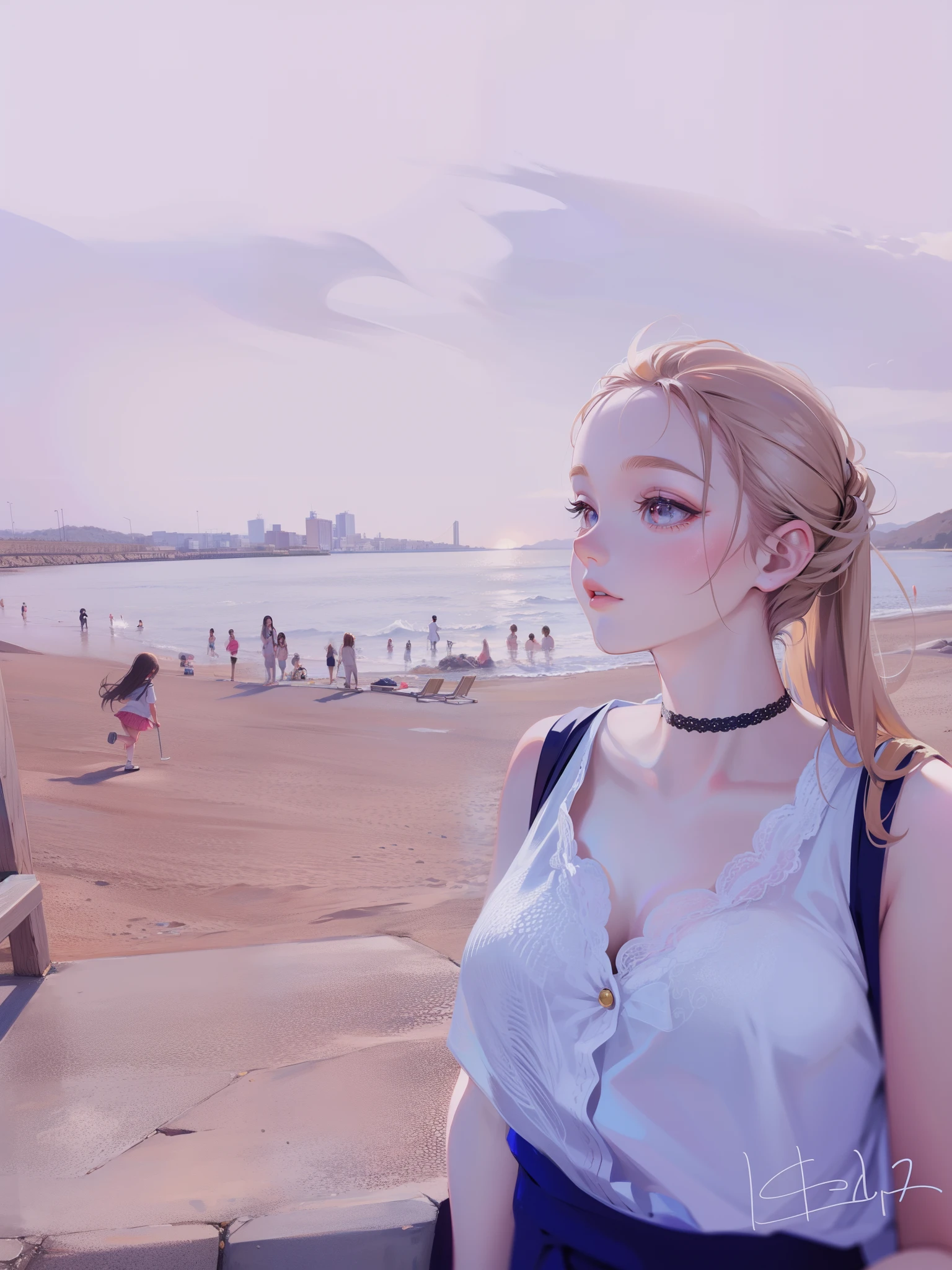 Redraw a girl in anime style, Turn a portrait of a girl into an anime, super quality