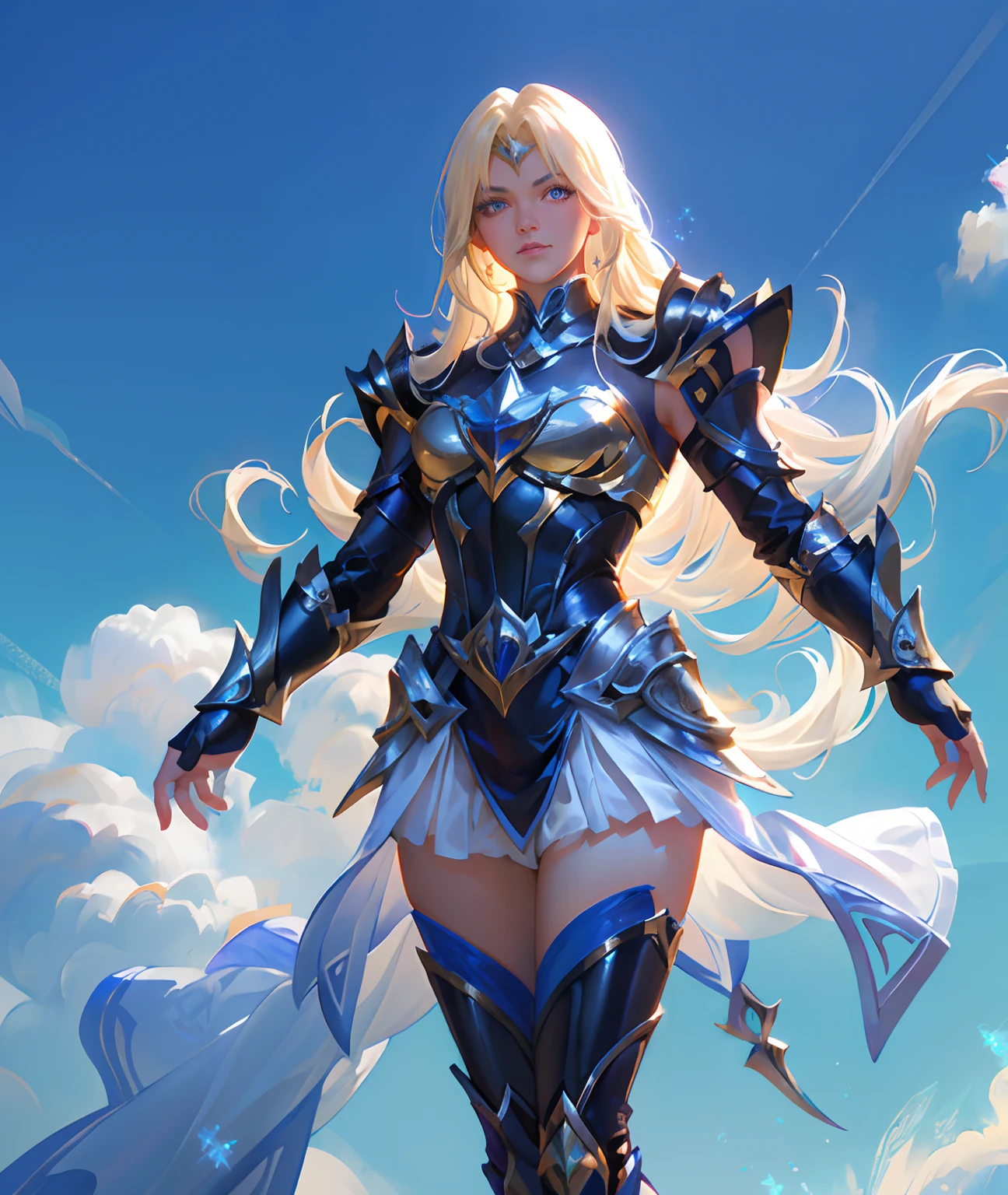 Ultra-high saturation,(tmasterpiece), fully body photo,(best qualtiy), (1girll), starryskybackground,Wearing shiny gold armor, Sexy lingerie type armor,Expose your chest,Expose the waistline,Exposing thighs,cool-pose, Saint Seiya Armor, messy hair,high detal, Anime style, Cinematic lighting, Sparkle, god light, Ray traching, filmgrain, hyper HD, textureskin, super detailing, Anatomical correct, A high resolution,Ultra-high saturation,hight contrast,High-gloss armor,Smooth skin,Serious expressions,Dark room,
