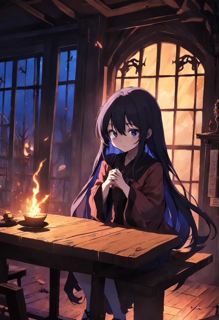 hallows,wall,table,night,ghastly