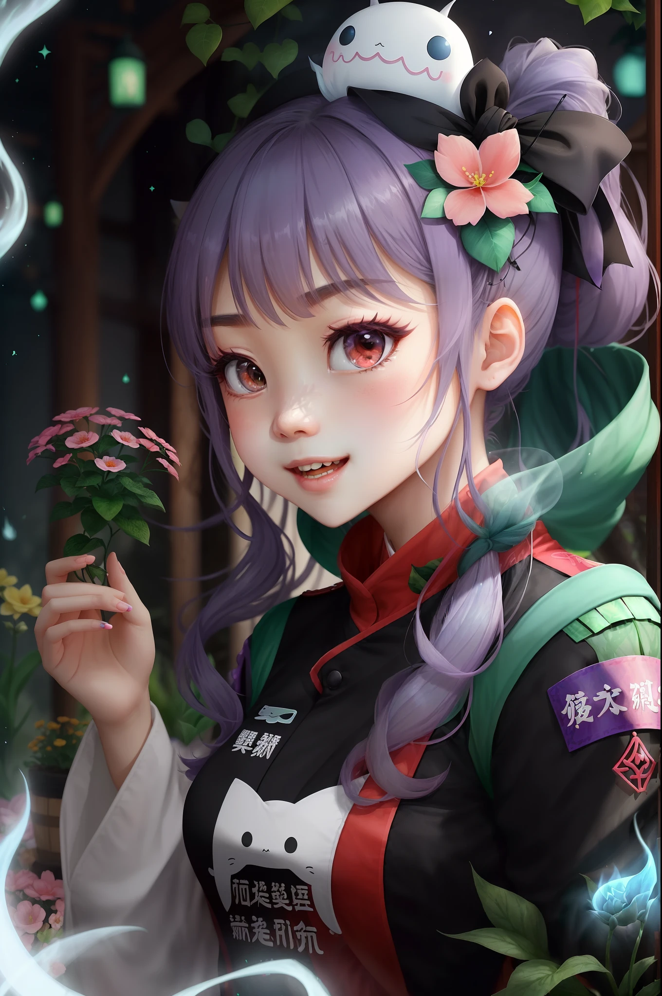 Lingxiaozhi
*She is the daughter of the Queen of Green Wonderland
*Cheerful personality, sunny and impulsive(),There are a lot of ghost ideas,I want to see the world outside of Green Immortal
*Plant magic,The best thing is healing magic
*Likes to give nicknames to others()
*Not interested in management and domination at all
*With the help of a certain Ting, he now has "no attributes"
*A man of all kinds of fire,It's the kind that really knows wind and fire()
*Love everything cute,Loved the flowers,Likes most of the things that little girls like
*I really enjoy stimulating and challenging myself「That's why you get involved in racing and racing」