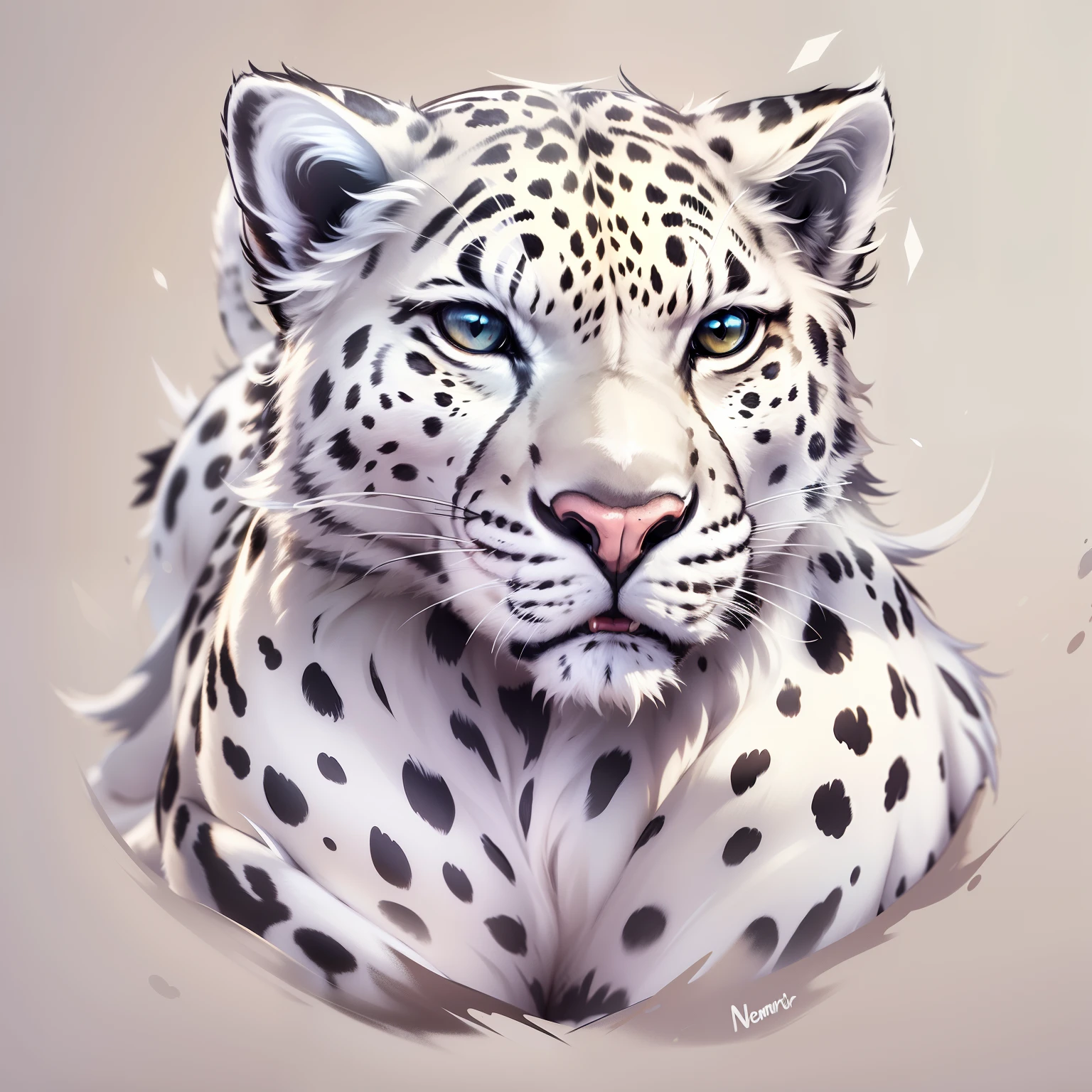 Leopardo branco leopardo das neves Estilo hip hop Phonk, fursona furry design legal cores fortes imagem leopardo extremamente branco leopardo cor neve leopardo cor branca leopardo das neves, Metallic chrome style, Logo, Logo, Logo, graph design