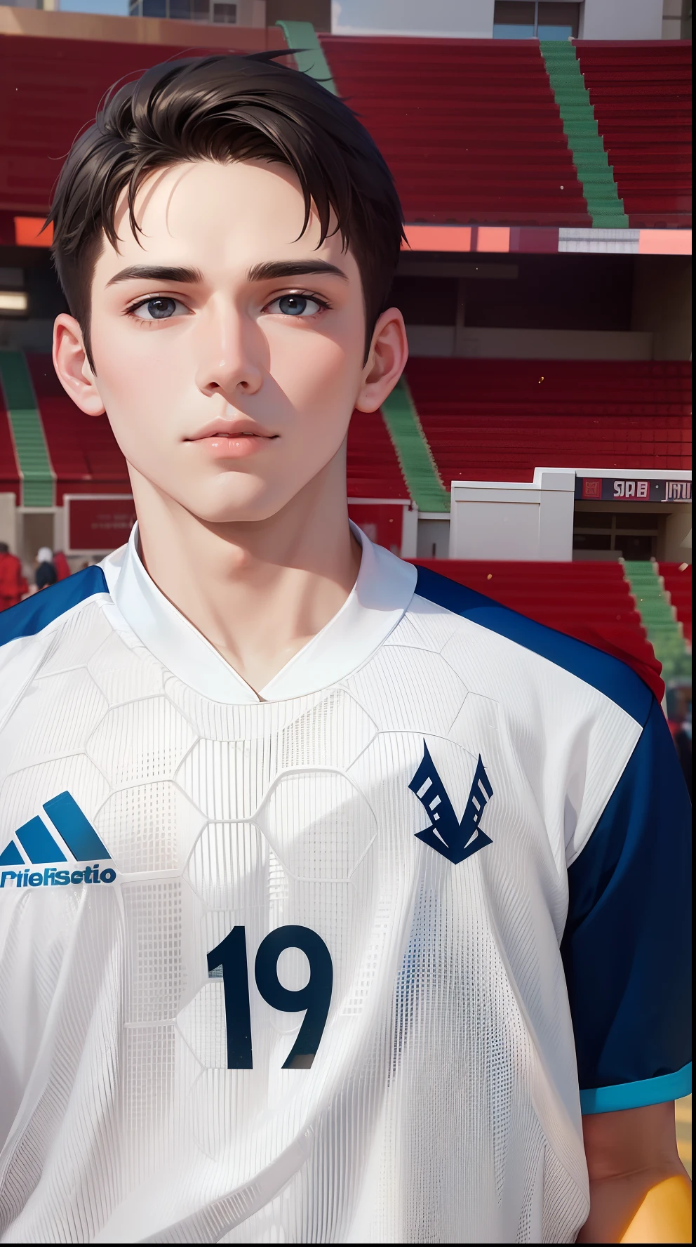 Attractive profile picture, 1 guys, masterpiece, ultra-precise rendering, beautiful and cool young man, trustworthy, dependable young man, savior of the world, simple design, most beautiful image, 4K.