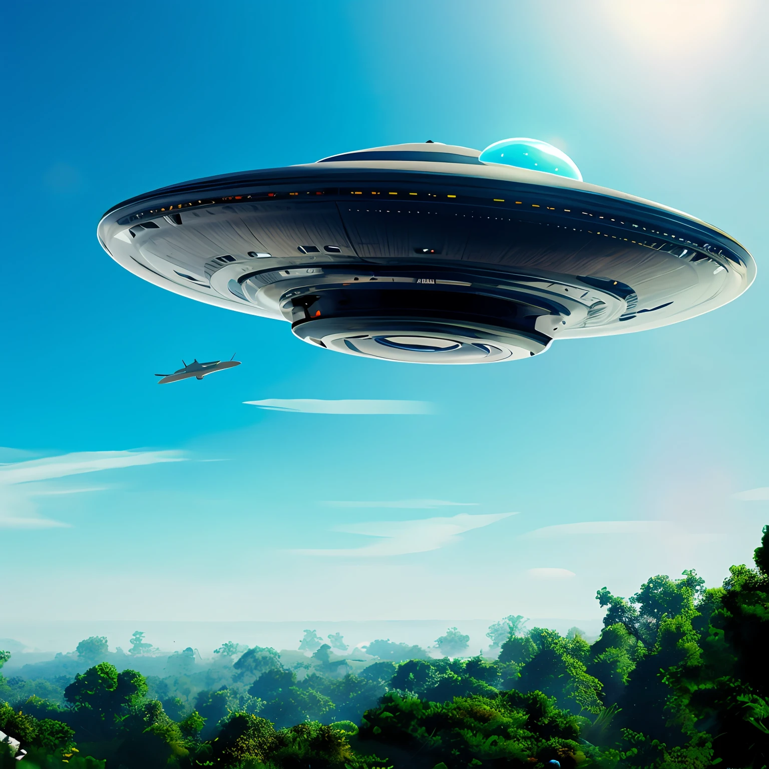 realistic flying saucer
