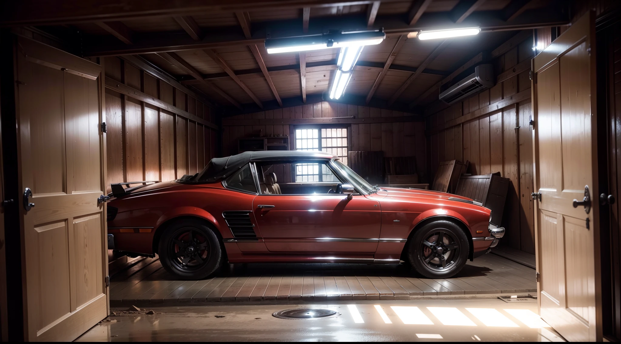 CARRO CINEMATOGRAFICO, PHOTO IN SHED, Low lighting, FOCO NO CARRO