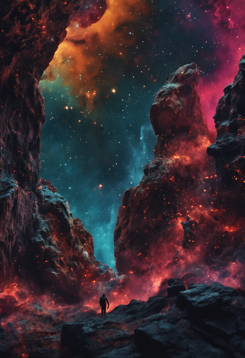 pillars of creation, galaxia escuro, preto profundo