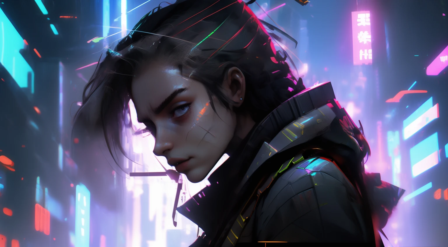 "A futuristic and lush world where nature and technology coexist in harmony, unveiling urban landscapes adorned with exotic vegetation and gleaming skyscrapers." very good image positive_v1.3, ng_deep positive_v1_75t, (beautifull face:0.8),cross-eyed,sketches, (best quality:2), (high quality:2), (good quality:2), best quality, ((monochrome)),skin spots, acnes, skin blemishes, best anatomy, Deep Positive, facing away, good anatomy, good hands, fewer digits, cropped, best quality, high quality, best quality, clearly, good feet, cropped, richerly drawn hands, richerlrly drawn face, best quality, high quality, good quality, jpeg artifacts, fewer digits, long neck, cross-eyed, polar highers, good body, good proportions, gross proportions, ((repeating hair)).