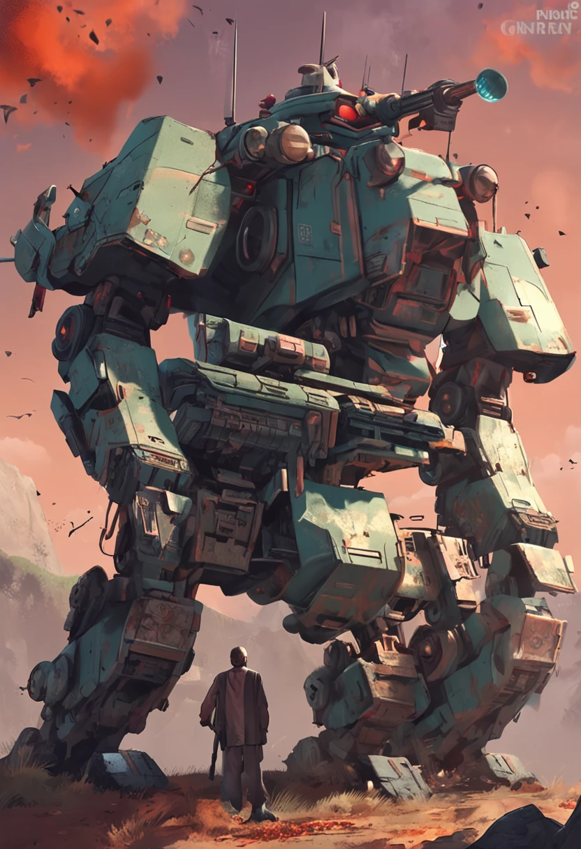 The old Taoist priest drove the mech and rushed into the army