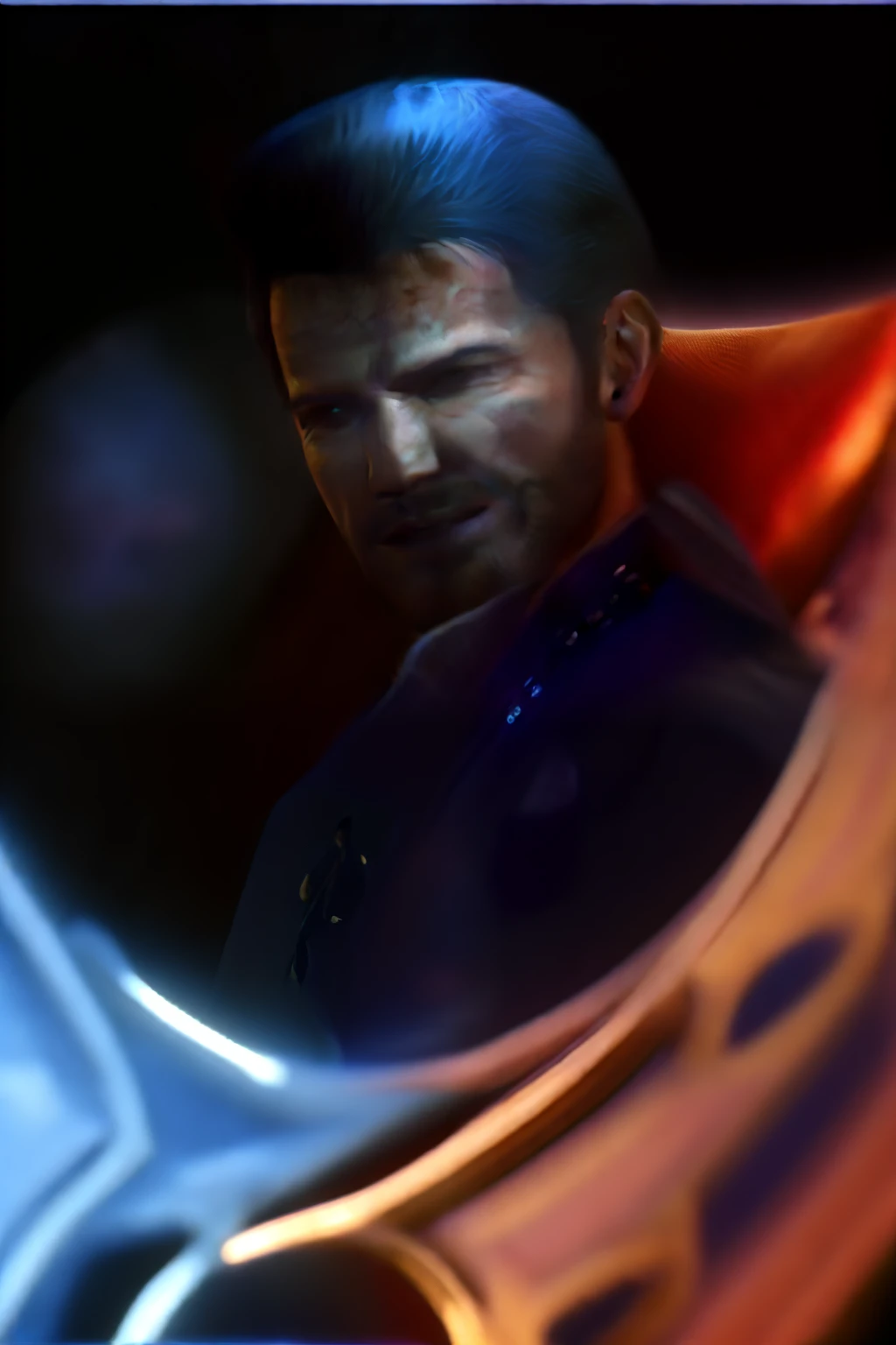 (best qulity,The Masterpiece),(Ultra-detailed colors),A detailed painting depicting A handsome 35-year-old Chinese mature man in a suit surrounded by a flurry of glowing Magic The Gathering cards and the book Dungeons and Dragons in the center.