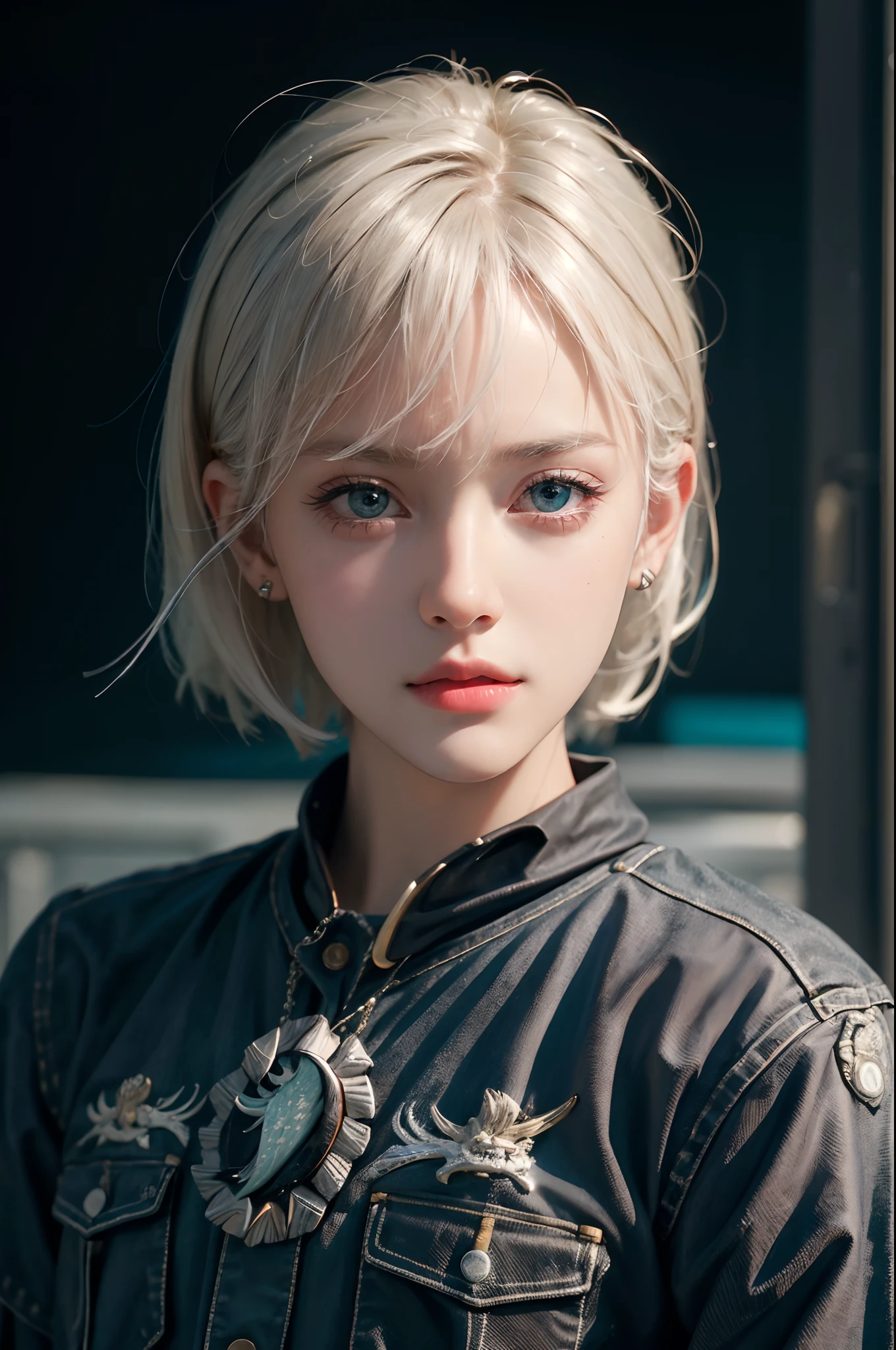 (jacksonville:1.5), close up, masterpiece, best quality, raw photo, photorealistic, face, incredibly absurdres, beautiful girl, cute, short hair, depth of field, highres, ultra-detailed, finely detail, extremely detailed, extremely detailed eyes and face, sharp pupils, realistic pupils, sharp focus, ccinematic lighting