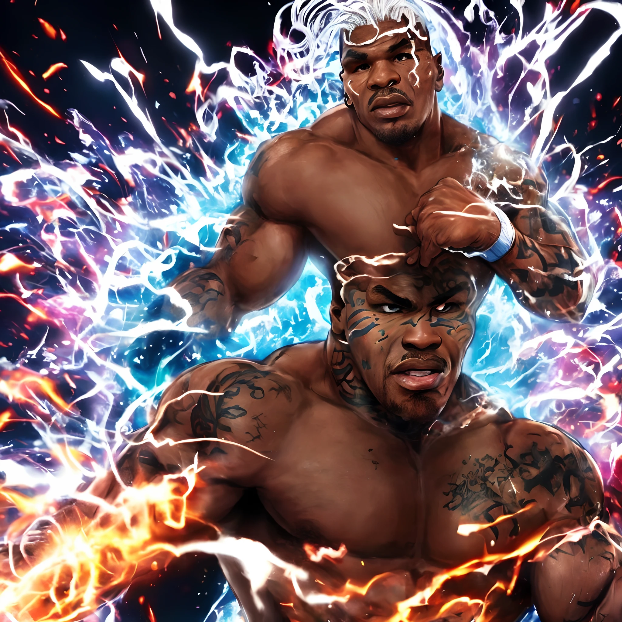 mike tyson in ultra instinct form