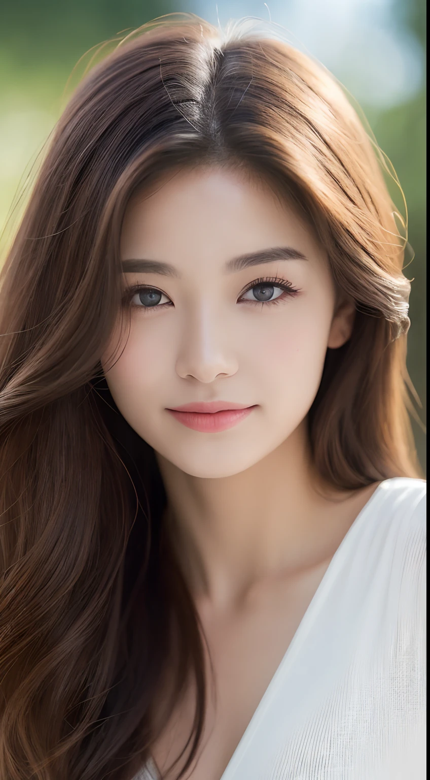 (((8k,Attention to detail,Attention to detail、highest quality,masterpiece,Attention to detail,alone))),RAW Photos & Realistic atmosphere,Beautiful dark eyes,Mouth Details,Glossy Lips,Thin eyebrows,beautiful Eyes、Soft white skin that shines in every detail、Her deep black eyes are very beautiful,Lip details、Very beautiful face,Very beautiful face、Lively Faces,beautiful, Glowing Lips,beautiful Eyebrows,Infinite Reality, Realistic Young Gravure Idol,Very cute woman , Young Gravure Idol, Young Gravure Idol, とても美しくてかわいいbeautiful 21 year old beauty,Incredibly beautiful and elegant,beautiful 21 year old beauty,Natural soft light,(Shiny Hair,,beautiful and kind eyes:1.5),A kind smile,Shapely breasts,Long Hair,beautiful posture,No makeup,Take a quick look at the camera,Red Shirt,