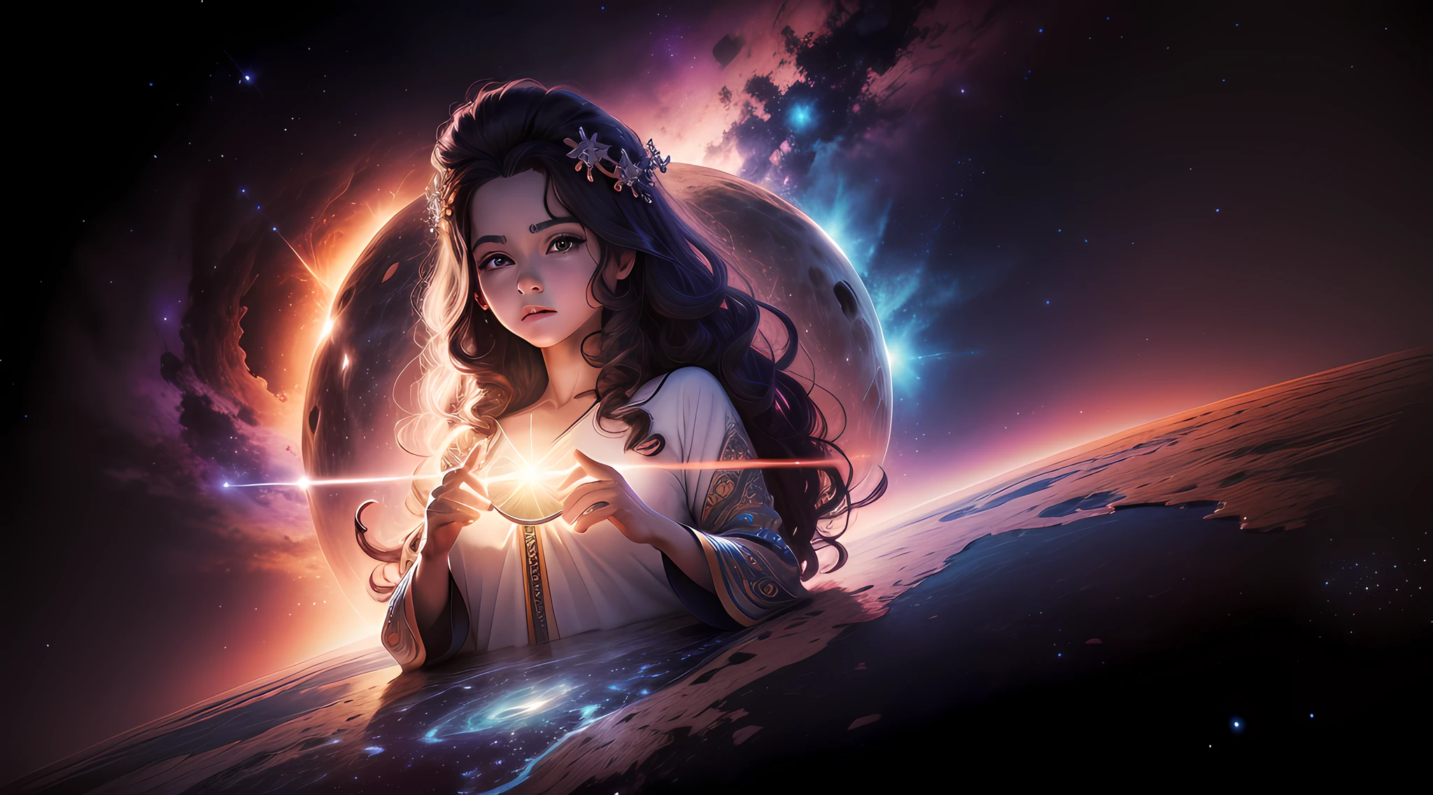 Universo cosmico art beleza natural, 4k high definition