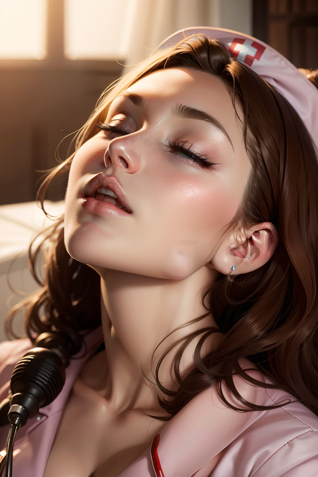 Girl,big tits sucking