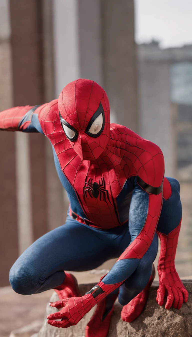 homem aranha no trono de rei