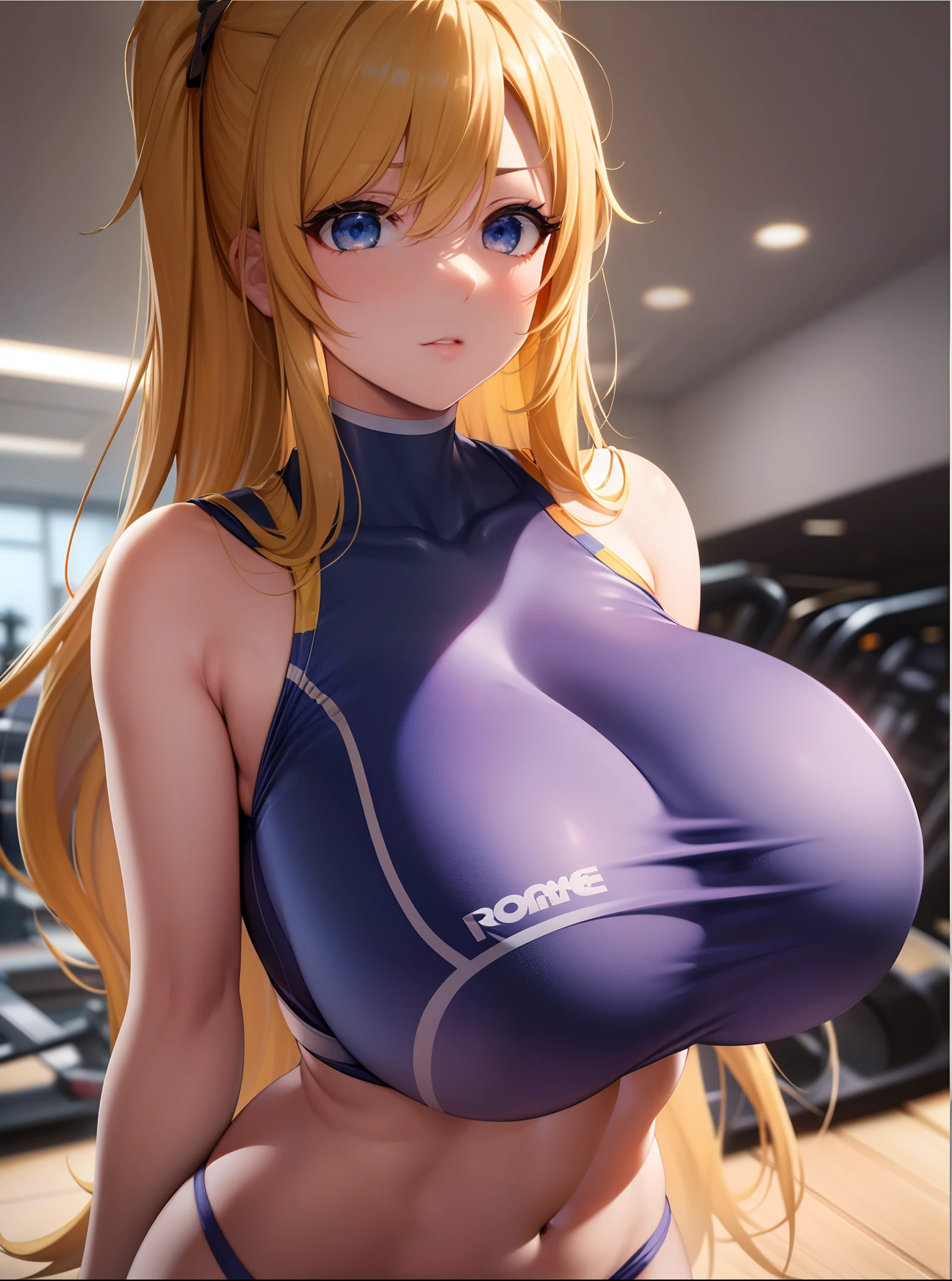 (NSFW:1.5), ((Breast expansion)), (Oversized breasts, culo enorme, trasero enorme, culo gigante, Proporciones corporales exageradas, proporciones corporales antinaturales, Fantasy body proportions, Breast expansion, Large breast proportions:1.5), Galardonada obra maestra de arte digital de sorprendida mujer de anime, Oppai sonrojada con cara ultra detallada con ((ropa deportiva)) con ojos detallados con enorme culo, trasero
enorme, culo grande, ((fondo gimnasio)), Unidad 8K Fondo de pantalla, Ultra detallado, beautiful and aesthetic, Perfect lighting, 16k, 8k, UHD, Soft lighting, Kinematic, Clave visual, a high definition, La mejor calidad, Obra maestra, inmersivo, Ilustraciones digitales, solamente, Cara detallada perfecta, ojos detallados, Altamente detallado,