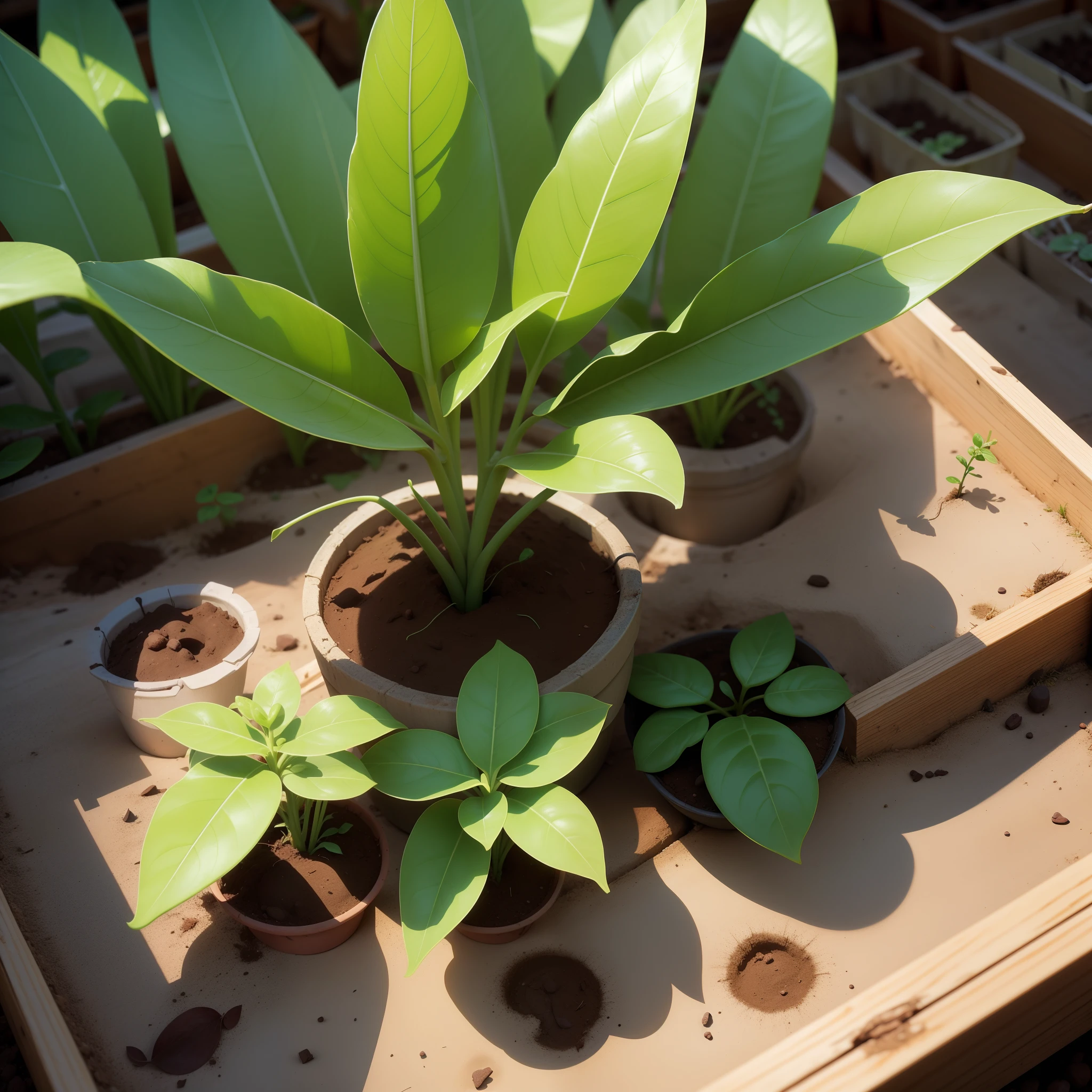 Propagation profile Plant propagation profile in a nursery