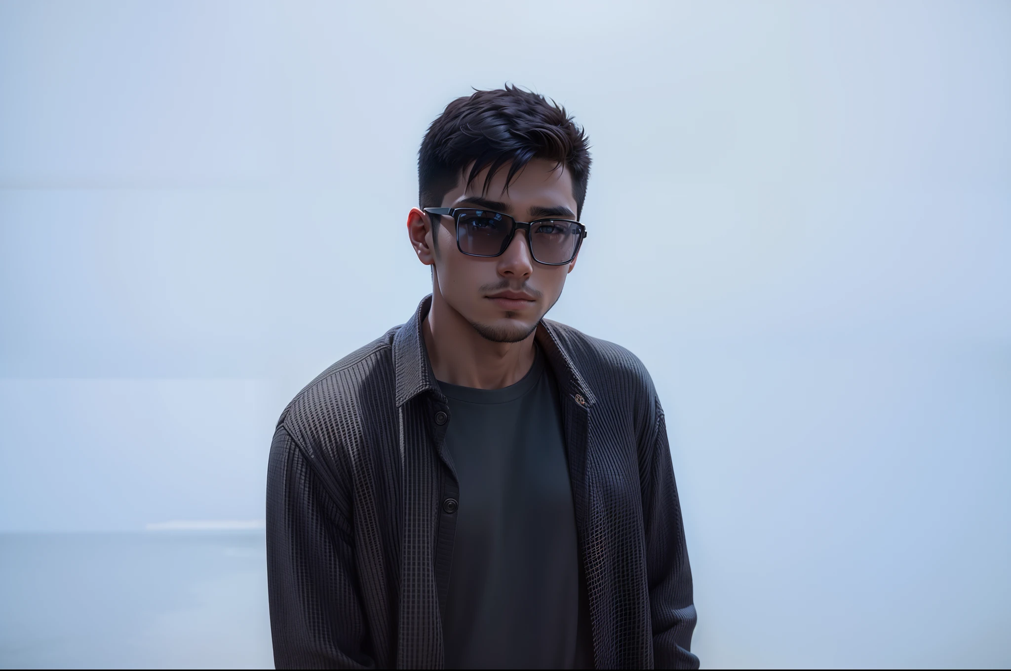 RAW photo, portrait of 23 year old man in casual clothes, (high resolution skin:1.2), 8k uhd, DSLR, soft lighting, high quality, film grain, Fujifilm XT3, very realistic skin,