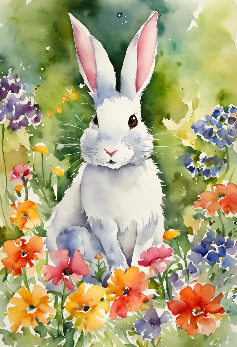Please write each one out of the picture book images so that the list rabbits are having a dialogue.