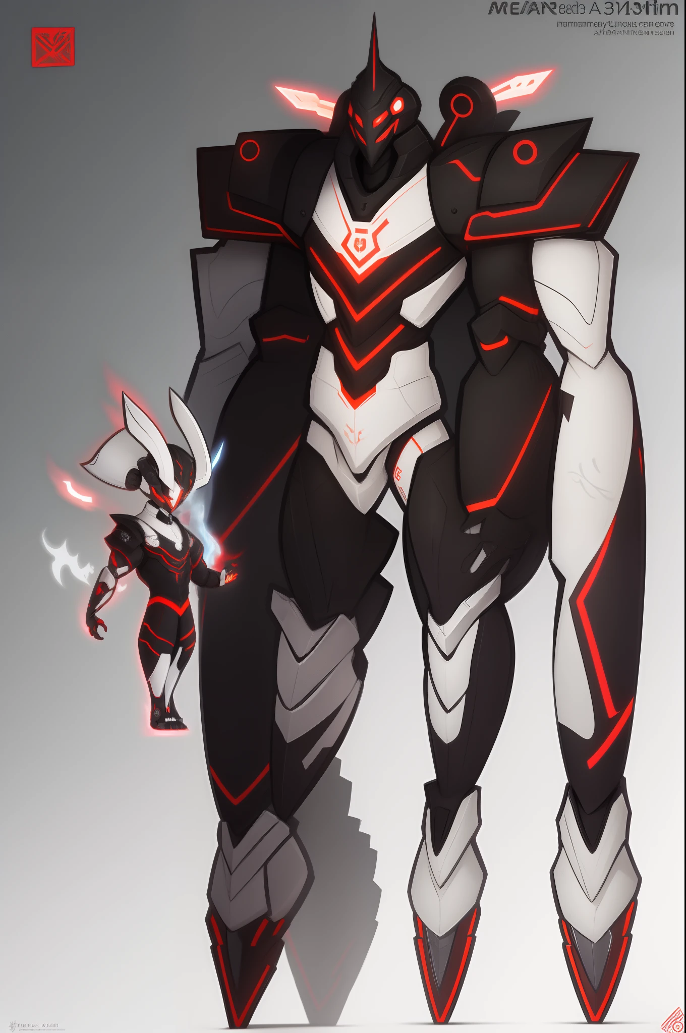 mech, style N3O-A1PHAangel mech,N3O-A1PHA style,chibi,full body,standing,
