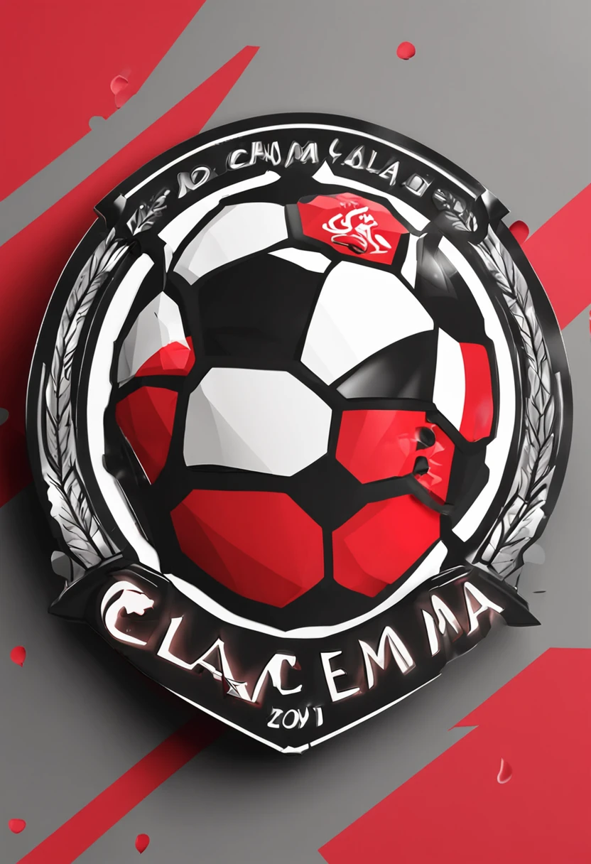 "emblema do flamengo em estilo digital com efeito de bolhas" grafite