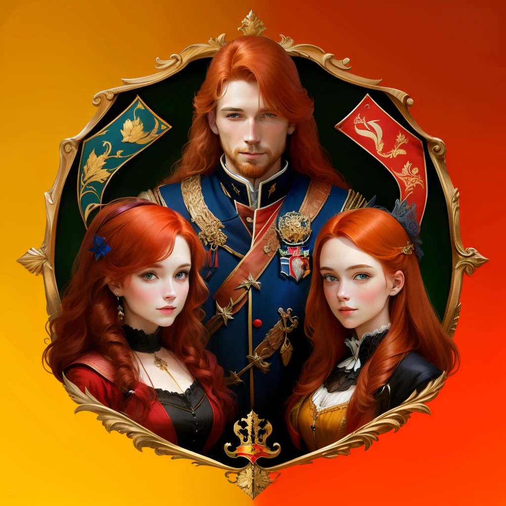 Coat of arms of the redhead family