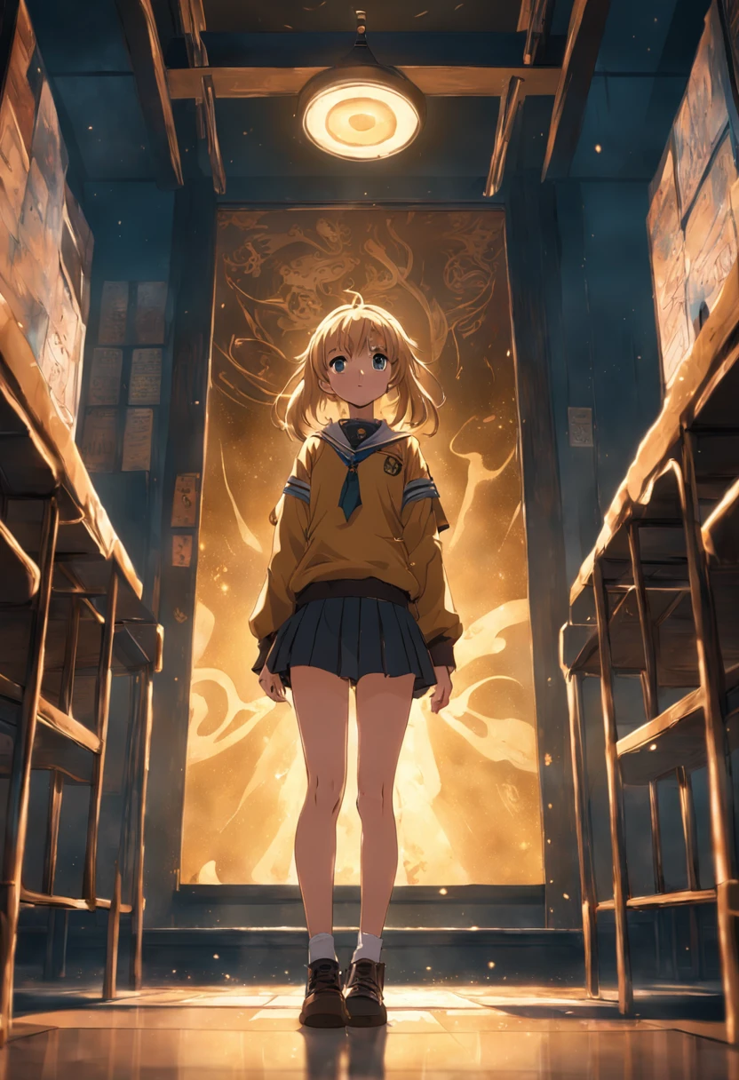 (Best image quality full body detail golden ratio(Dramatic Lighting 0.7)Stunning RAW photos)、 ((Forced SEX with a boy in the classroom after school))、(erotick、A sexy、Teen、Pornograffiti