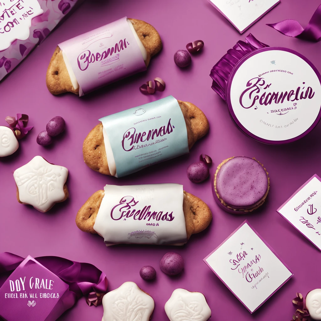 Crie uma logo bacana, logo design, Le' Sweet Charm, brand name is Le' Sweet Charm, Roxo, cor roxa, roxo e branco, design lindo, que remeta a kit presentes, cesta de presentes, vinhos, lingerie, doces, chocolate, cinematic lighting, melhor qualidade, letras caprichadas, perfil profissional, imagem com tom profissional, graves, com um charme