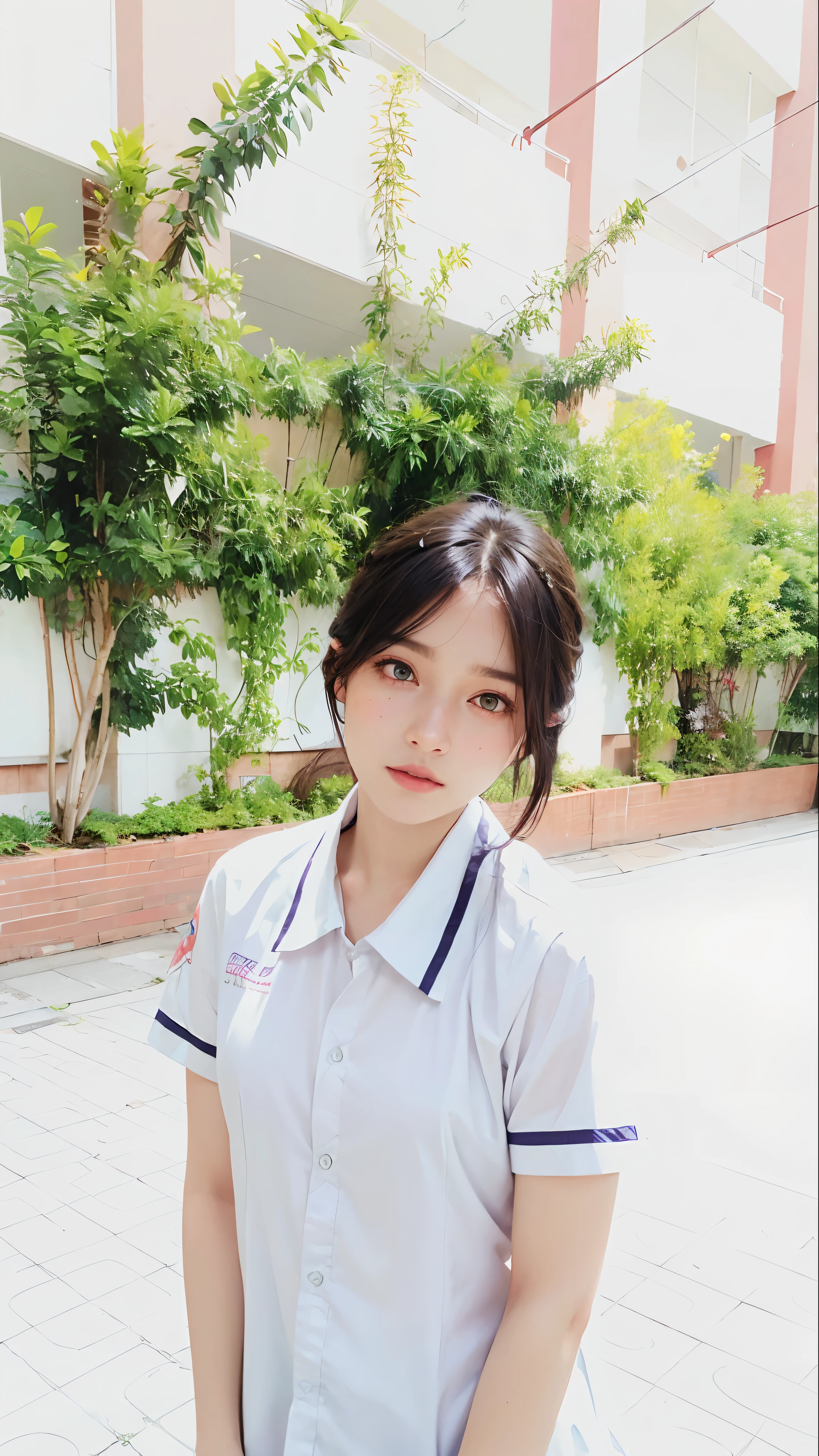 stechu,(white background:1.4), ((tachi-e)), original,(illustration:1.1),(best quality),(masterpiece:1.1),(extremely detailed CG unity 8k wallpaper:1.1), (colorful:0.9),(panorama shot:1.4),(solo:1.2), (ink splashing),(color splashing),((watercolor)), clear sharp focus,{ 1girl standing },((korean style )),flower background,outdoors,rocks, looking at viewer, make happy expressions,soft smile,pure,beautyfull detailed face and eyes,beautyfull intricacy clothing decorative pattern details, hijab,black eyes,colorwater,super big breast,huge breast,(P cup),showing breast